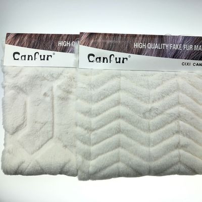 Impressão de pele de coelho cortada 1000 metros 15-25 dias Entrega 58/60" Largura de CANFUR CN