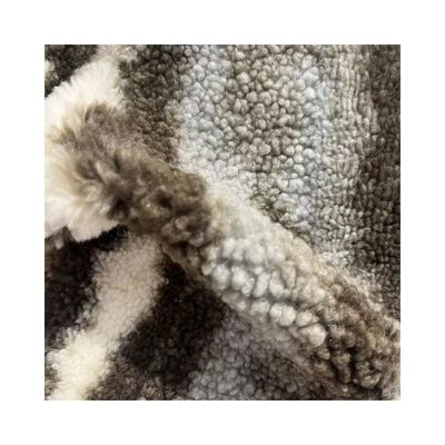 Tecido de lã de poliéster 100% Sherpa em 58/60 "de largura para decoração doméstica personalizada