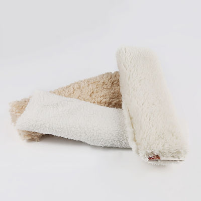 100% poliéster Micro Polar Sheepskin Sherpa Fleece Coat com material resistente a lágrimas