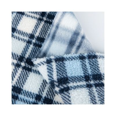 Impressão de tecido de poliéster 100% Sherpa Fleece Fabric para vestuário em estilo TWILL