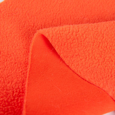 Padrão escovado Cores personalizadas 100% Poliéster 290gm Tecido de lã polar macia para casaco