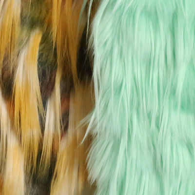 160cm 30-55mm JACQUARD Tecido de pele falsa para vestuário 500metros Plush Impresso 100% acrílico