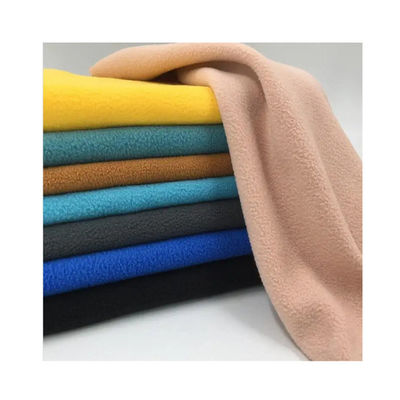 Tecido para revestimento de casacos de inverno 150d*144f Tecido de micro-fleece de peso médio anti-descascamento
