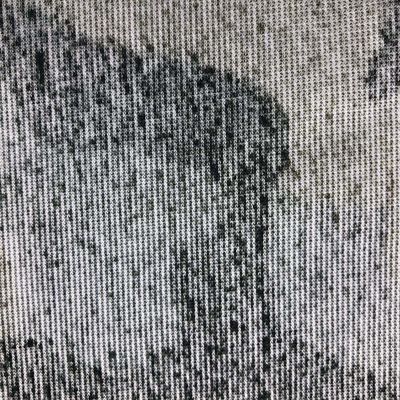 Pelo de coelho falso para bolsas de vestuário 100% poliéster Jacquard 3 cores tecido de impressão
