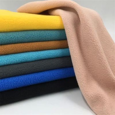 150d*144f Tecido Micro Polar de lã para casacos Forro 100% Poliéster Largura 155cm