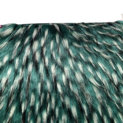 Fabrico de pele de monstro falso para casaco estilo monstro de acordo com o seu pedido cabelo longo