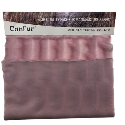 Estilo de aparência Tecido Plush PV com 100% de conteúdo de fio de poliéster conforme seu pedido