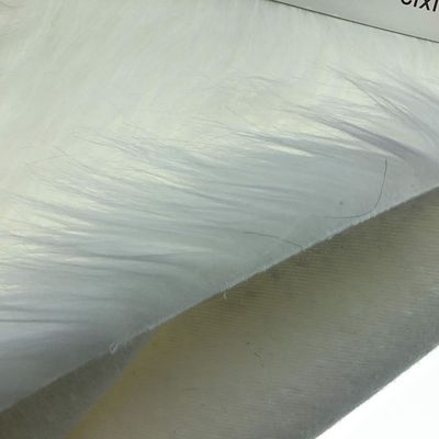 Plush e luxuoso Sherp Long Pile Fabric de pele falsa com 100% de poliéster Material de volta