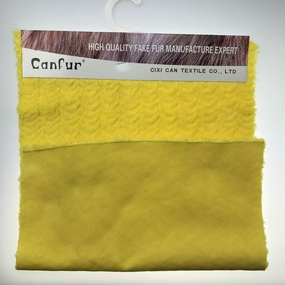 Alta Durabilidade Pincel de Pile Baixo Flor de Tecido Plush PV para Vestuário ou Brinquedos