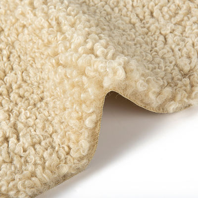 Tricot de malha 100% poliéster Teddy Velvet para roupas de mulher sexy
