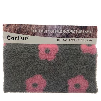 Tecido de Jacquard Sherpa de tricô personalizado para os requisitos do cliente