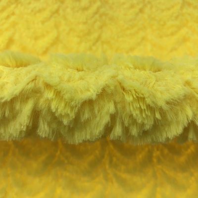 Alta Durabilidade Pincel de Pile Baixo Flor de Tecido Plush PV para Vestuário ou Brinquedos
