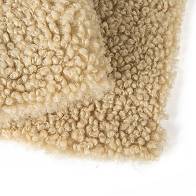 Tricot de malha 100% poliéster Teddy Velvet para roupas de mulher sexy