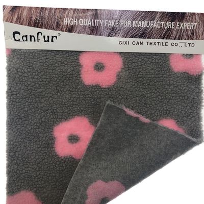 Tecido de Jacquard Sherpa de tricô personalizado para os requisitos do cliente