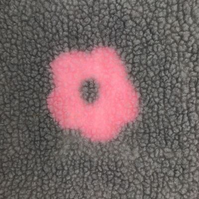 Tecido de Jacquard Sherpa de tricô personalizado para os requisitos do cliente