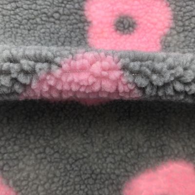 Tecido de Jacquard Sherpa de tricô personalizado para os requisitos do cliente