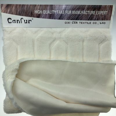 Impressão de pele de coelho cortada 1000 metros 15-25 dias Entrega 58/60" Largura de CANFUR CN