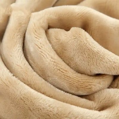 Roupa de banho de cor personalizada de lã de flanela de coral de lã de tecido para cobertores de cama e pijamas