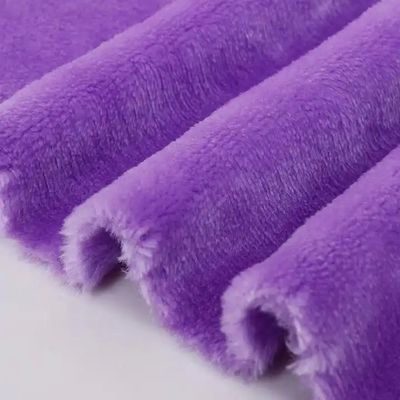 Roupa de banho de cor personalizada de lã de flanela de coral de lã de tecido para cobertores de cama e pijamas