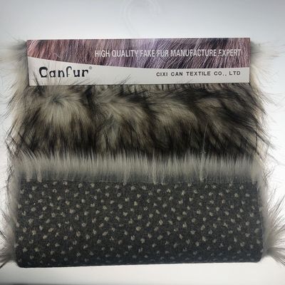Tecidos impressos de pele de pelúcia falsa de pelúcia para vestuário de inverno 58/60" Largura 1300G/M 100% acrílico