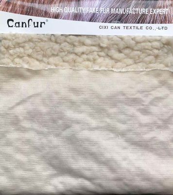 Tecido 100% poliéster de pelúcia tricô 320gm 58/60" largura Secagem rápida para tecido Sherpa