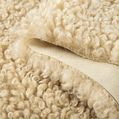 Padrão Plush Personalizar Impressão de cor sólida Tecido de Teddy falso para fabricação de casacos de inverno