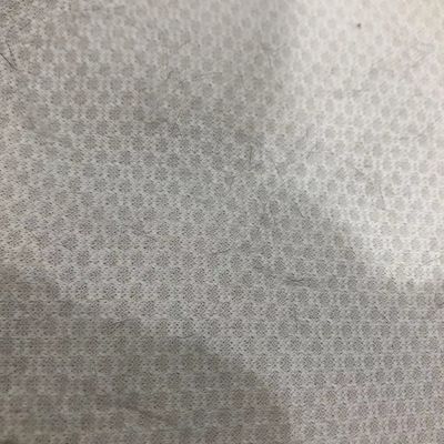 Material de frente 100% poliéster Tecidos de pele falsa para vestuário de inverno em várias densidades