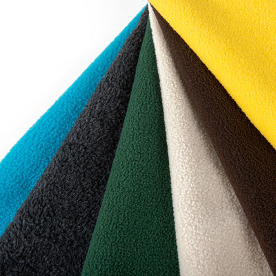 100% Poliéster 290gm Tecido de lã polar macia para vestuário Fabricação em cores personalizadas