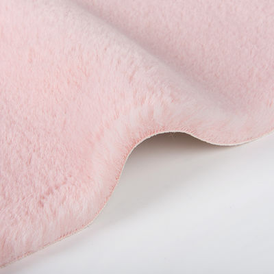 Descrição Tecido de pele de coelho falso Suécia Tecido de pelúcia ligado para roupas de qualquer cor