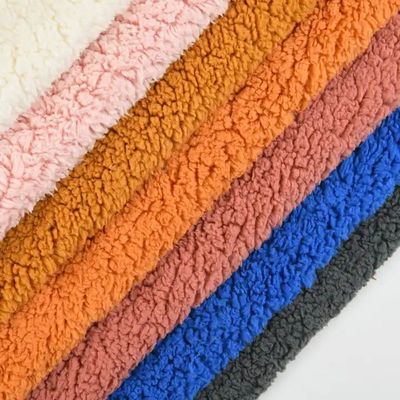 Tecido de revestimento Sherpa 100% reciclado de poliéster para vestuário