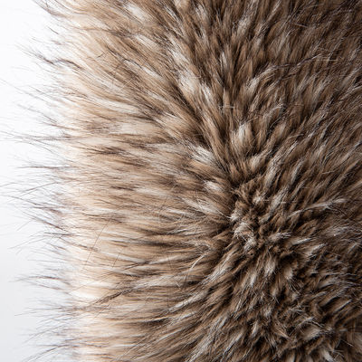 Material da fachada 100% acrílico de cabelo comprido animal artificial de pele falsa de tecido para vestuário