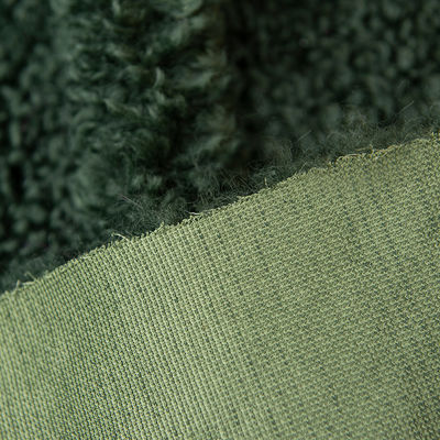 Vestuário personalizado Teddy Fabric Yarn Count personalizado com 100% de poliéster