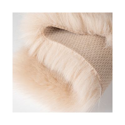 Pelúcia artificial de sherpa 100% poliéster de alto peso para produção de roupas de inverno
