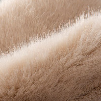 Pelúcia artificial de sherpa 100% poliéster de alto peso para produção de roupas de inverno