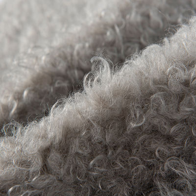 58/60" Largura 100% poliéster lã Teddy tecido para vestuário Flannelette círculos encaracolado