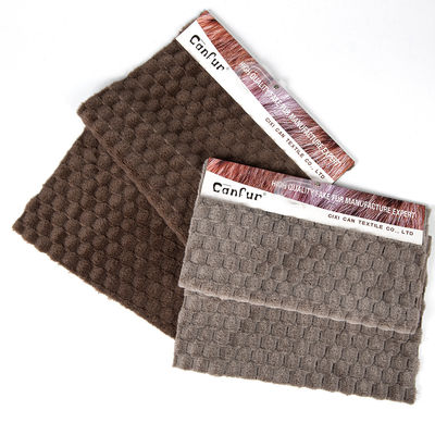 Pelo de coelho de Jacquard tricô para roupas e brinquedos de inverno 100%