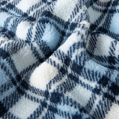 Super Soft 100 Poliéster Tricotado Padrão Personalizado 3D Jacquard Mirco Sherpa Velo Fabric para Vestuário