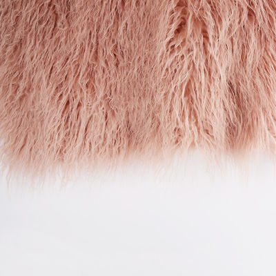 Customize Color Long Pile Tecido de pele mongol artificial em estilo simples da PANTONE