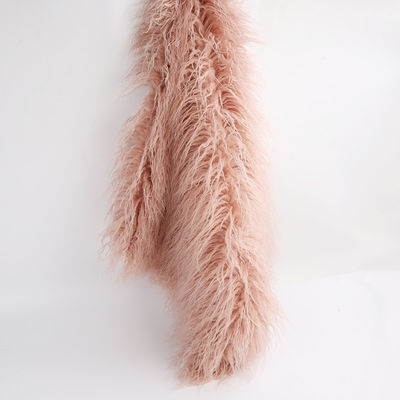 Customize Color Long Pile Tecido de pele mongol artificial em estilo simples da PANTONE