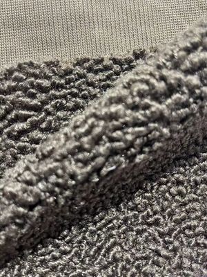 Tecido de lã Teddy 100% poliéster de peso médio perfeito para roupas de outono e inverno
