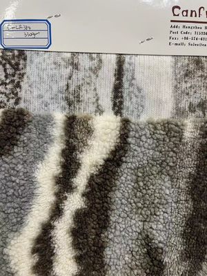 Tecido de lã de poliéster 100% Sherpa em 58/60 "de largura para decoração doméstica personalizada