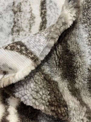Tecido de lã de poliéster 100% Sherpa em 58/60 "de largura para decoração doméstica personalizada
