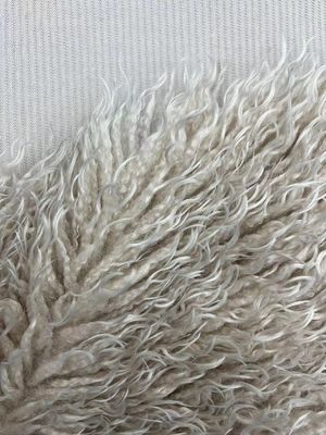 Tecido de veludo de pelo Terry Teddy de 100% de poliéster de malha personalizado para produção de vestuário