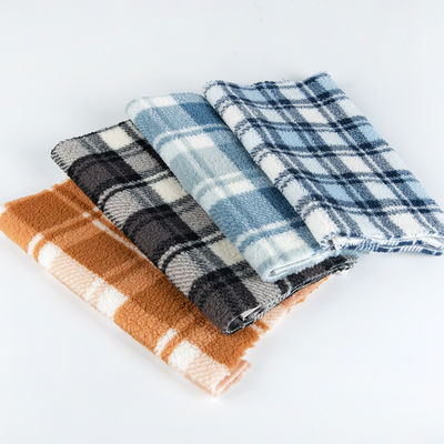 Impressão de tecido de poliéster 100% Sherpa Fleece Fabric para vestuário em estilo TWILL