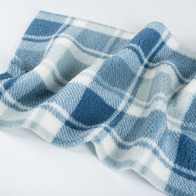 Impressão de tecido de poliéster 100% Sherpa Fleece Fabric para vestuário em estilo TWILL