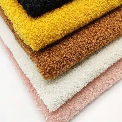 Material da fachada 100% Poliéster Tela Sherpa Teddy reciclada sustentável para têxteis domésticos