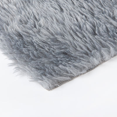 Vestuário Tintura sólida em pilha curta Acrílico de pele de coelho Tecido 100% Acrílico Material frontal
