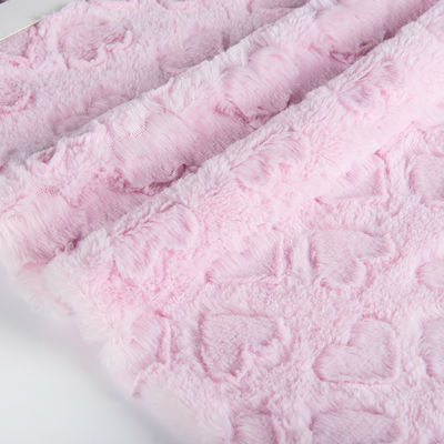 Tecido de blusa de malha macia para casaco de inverno 100% poliéster de coelho Falsos pincéis de pele