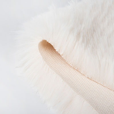 Cores personalizadas corpo tecido de pele falsa tricô 100% poliéster para roupas de casaco de senhora