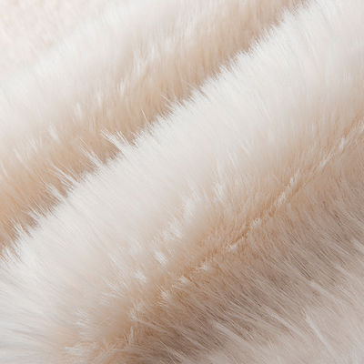 Cores personalizadas corpo tecido de pele falsa tricô 100% poliéster para roupas de casaco de senhora